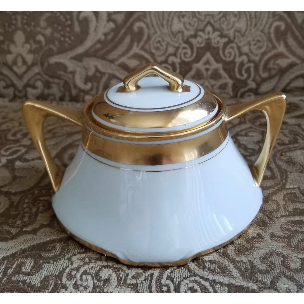 Vintage/Antique R S Prussia Germany Sugar Bowl & Creamer